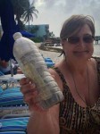 Judi and the message bottle