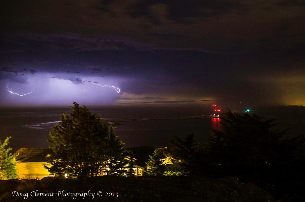 Lightning at Trial Island