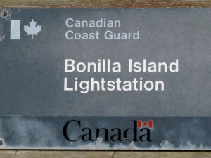 Bonilla Island ID Sign
