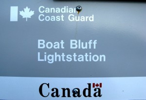Boat Bluff ID Sign